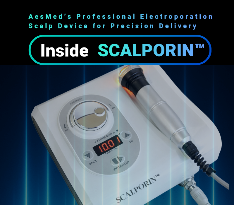 Inside SCALPORIN™ R1: AesMed’s Professional Electroporation Scalp Device for Precision Delivery