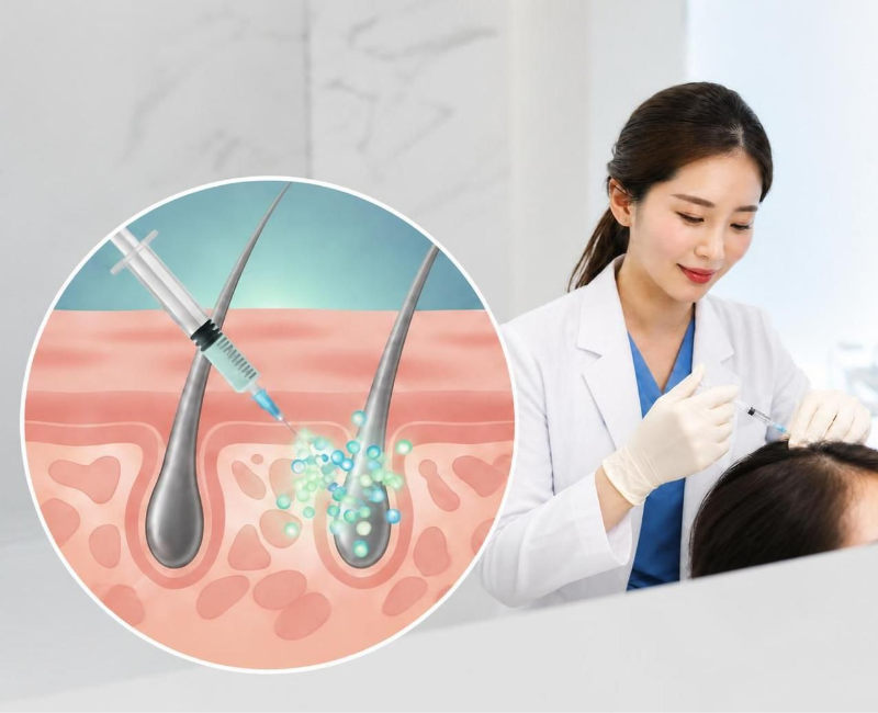 mesotherapy for hair regrowth korea